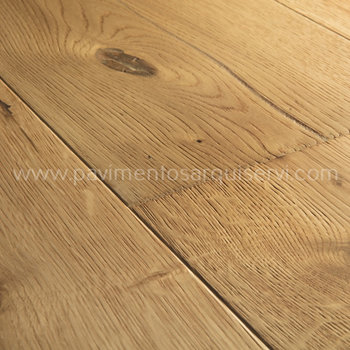 Madera Natural Parquet Roble con Grano Extramate